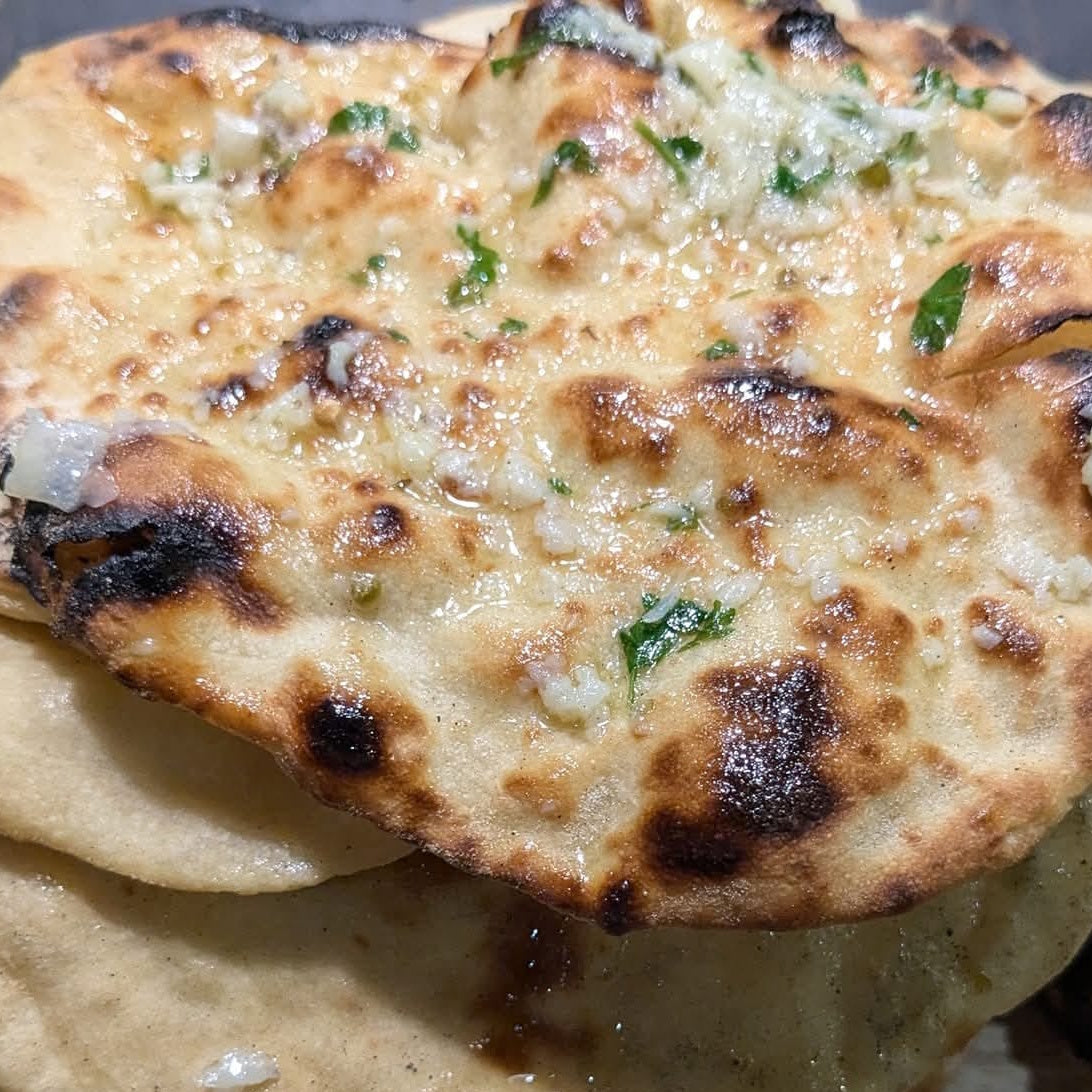 Garlic and Coriander Naan Bread