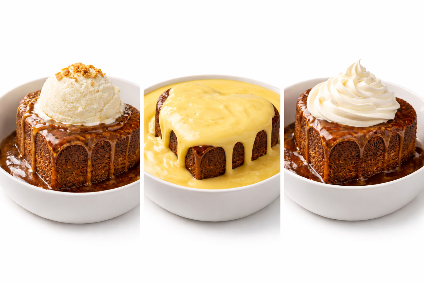 Sticky Toffee Pudding Whats your topping?