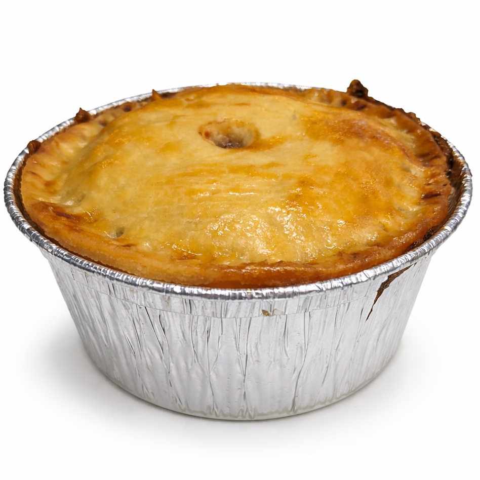Individual Steak and Ale Shortcrust Pie