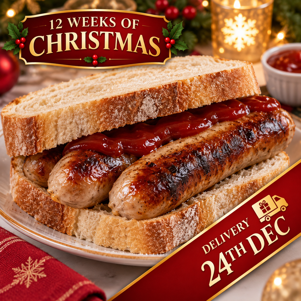 Cumberland Sausages DELIVERY 24TH DECEMBER