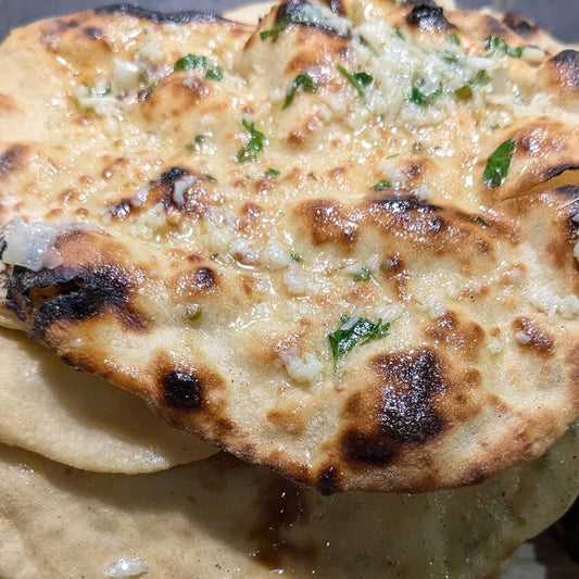 Garlic and Coriander Naan Bread