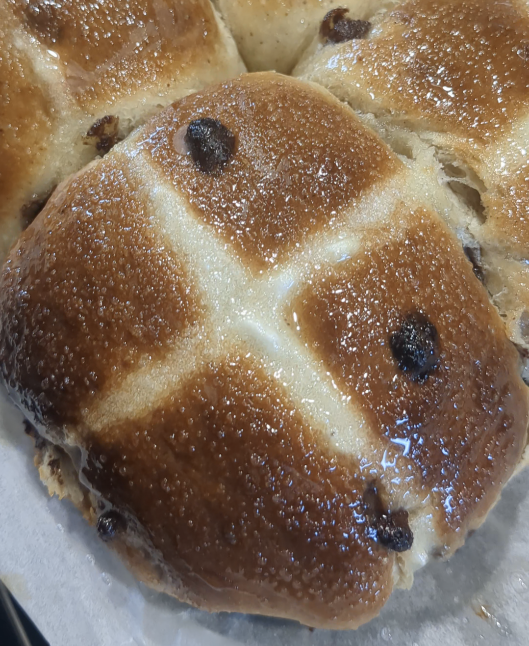 Chocolate Chip Hot Cross Buns – Pack of 4 (Easter Week Bake)