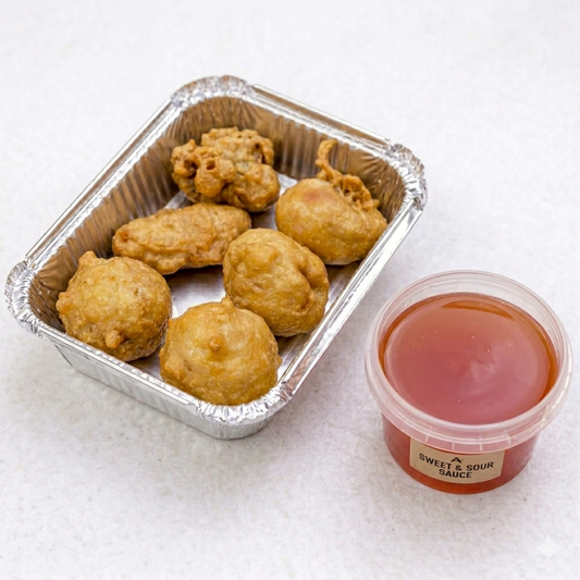 Chicken Balls with Sweet & Sour Sauce