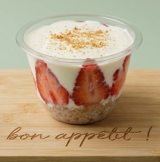 Classic Strawberry Cheesecake – Individual Dessert