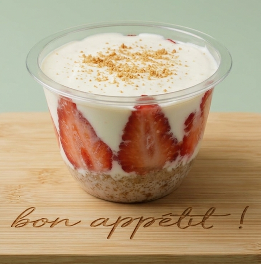 Classic Strawberry Cheesecake – Individual Dessert
